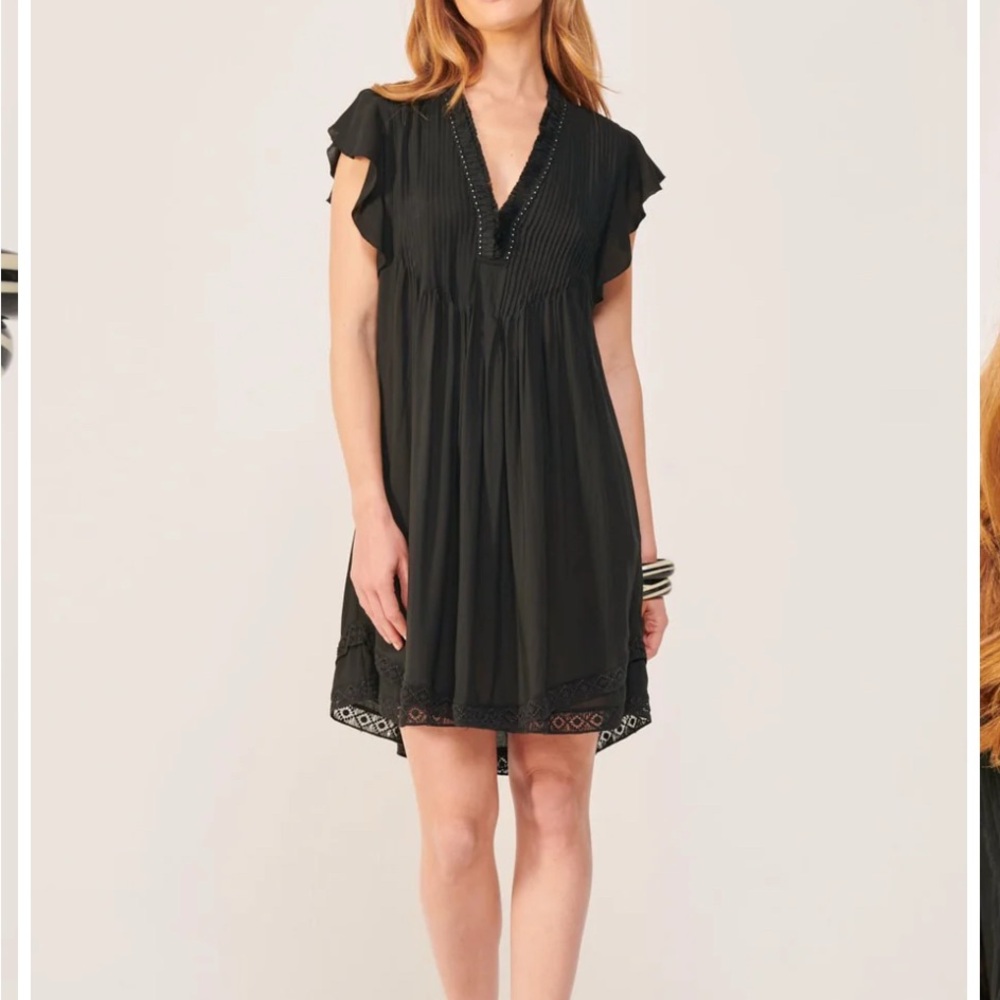 Poupette St. Barth Black Mini Dress